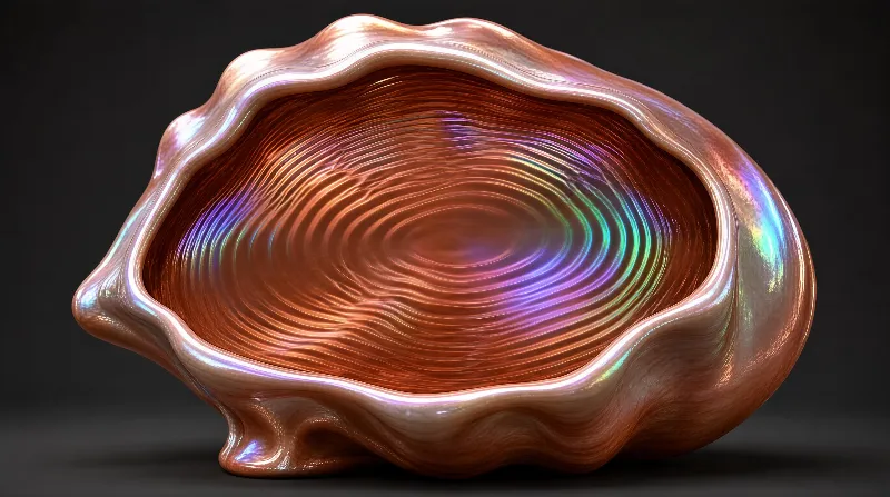 Organic Iridescent Bowl