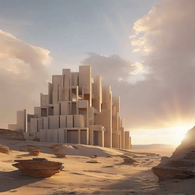 Futuristic Desert Architecture