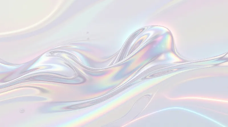 Iridescent Liquid Abstract