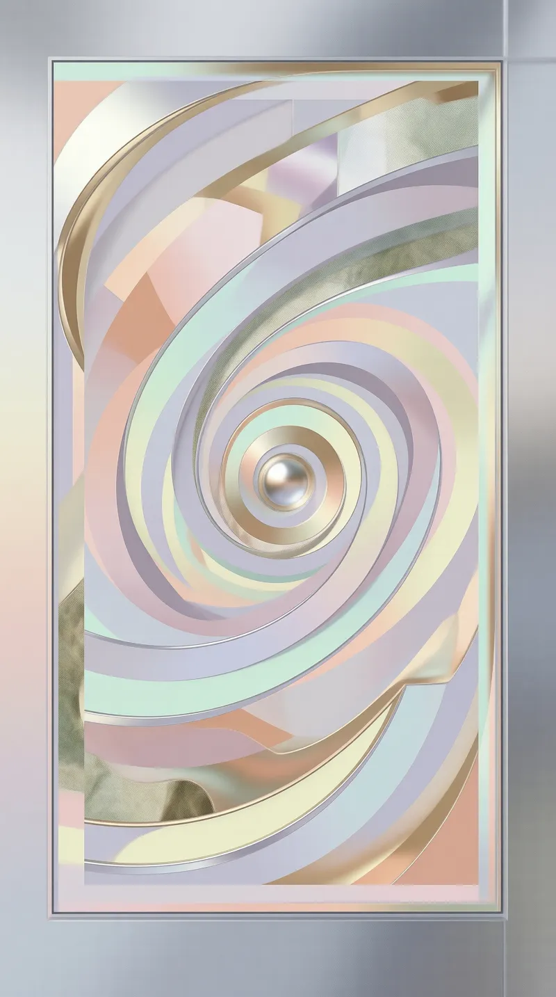 Abstract Spiral Artwork