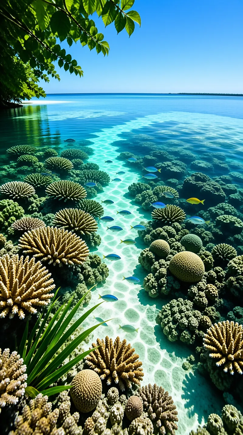 Vibrant Underwater Coral Reef