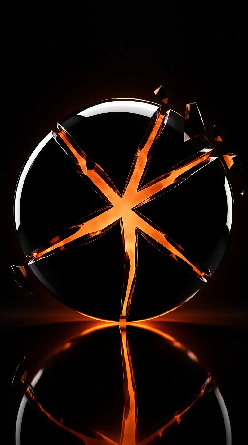 Shattered Black Sphere