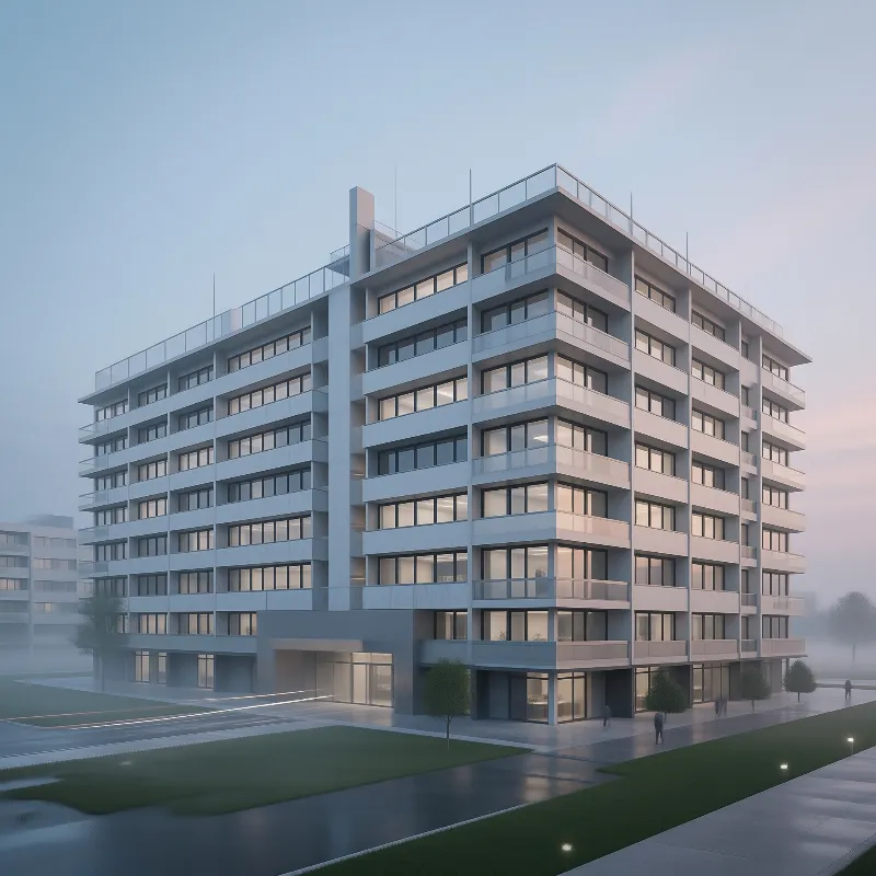 Modern Apartment Building