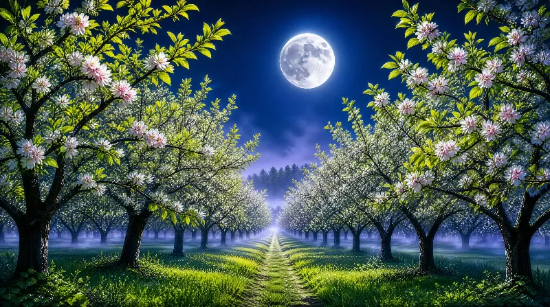 Moonlit Orchard