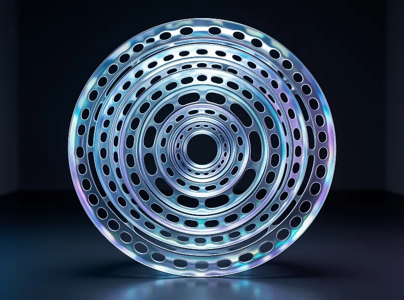 Iridescent Brake Rotor
