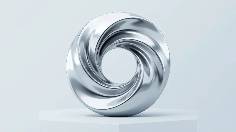 Silver Twisted Torus