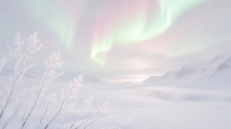 Dreamy Winter Aurora