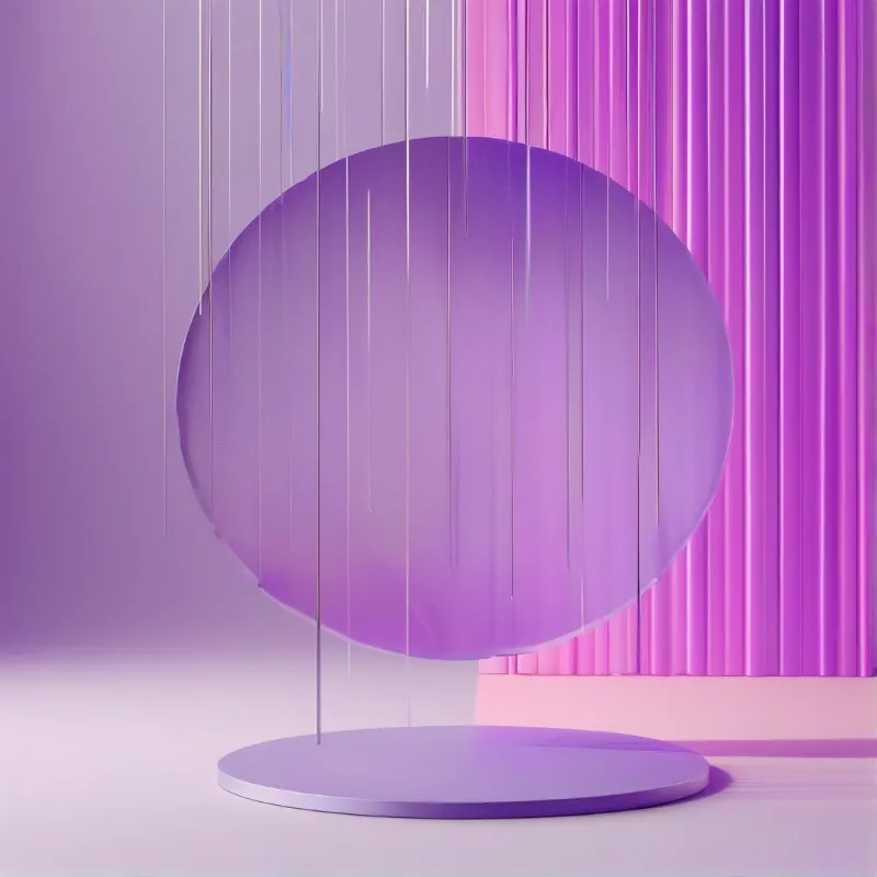 Purple Abstract Geometry