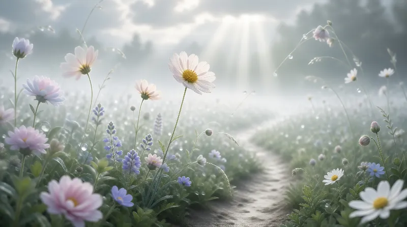 Misty Flower Path