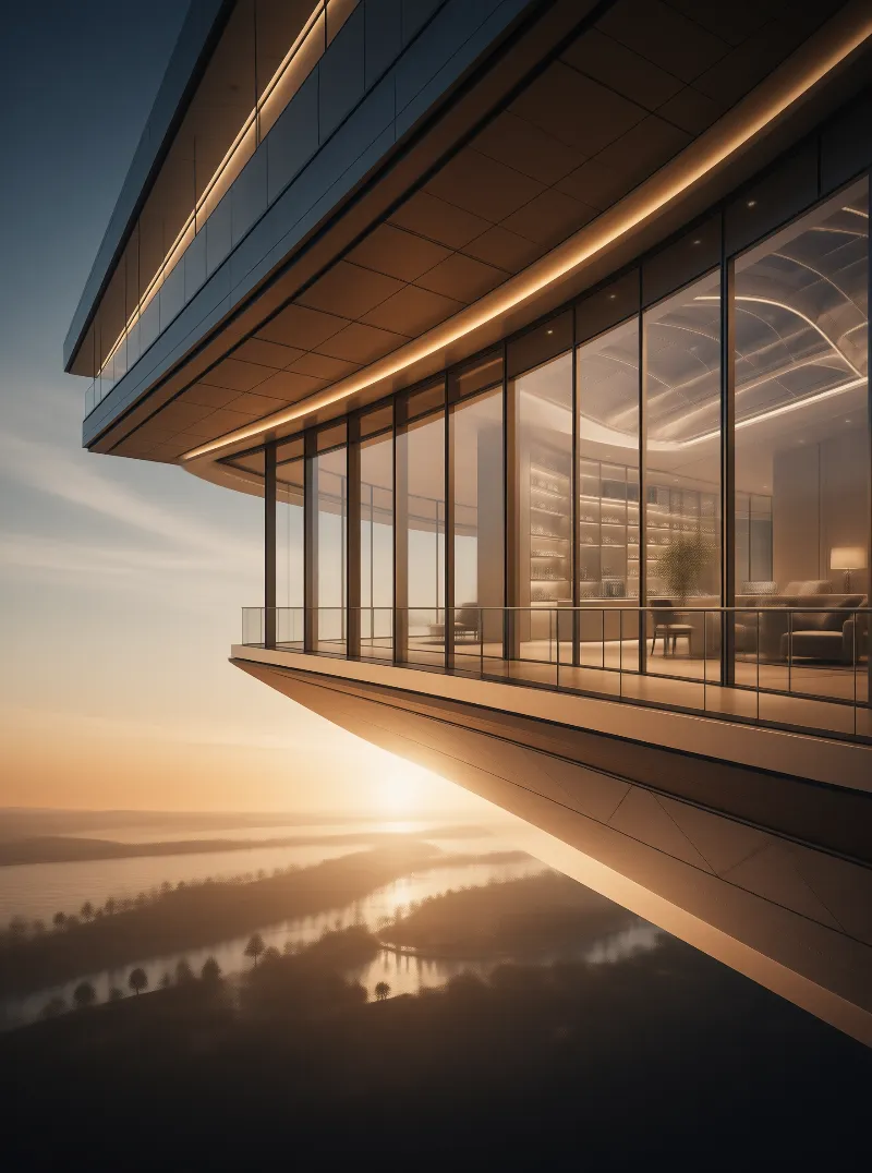 Luxury Modern Cantilevered Villa