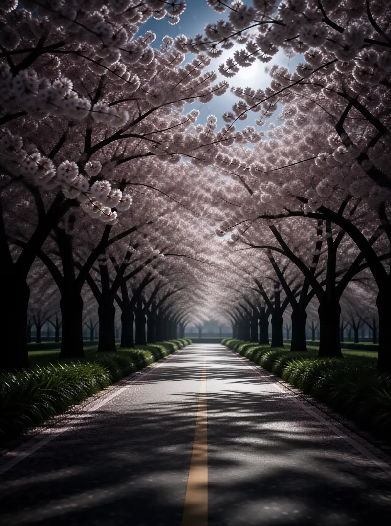 Cherry Blossom Tunnel