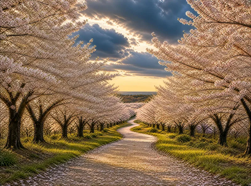 Cherry Blossom Path
