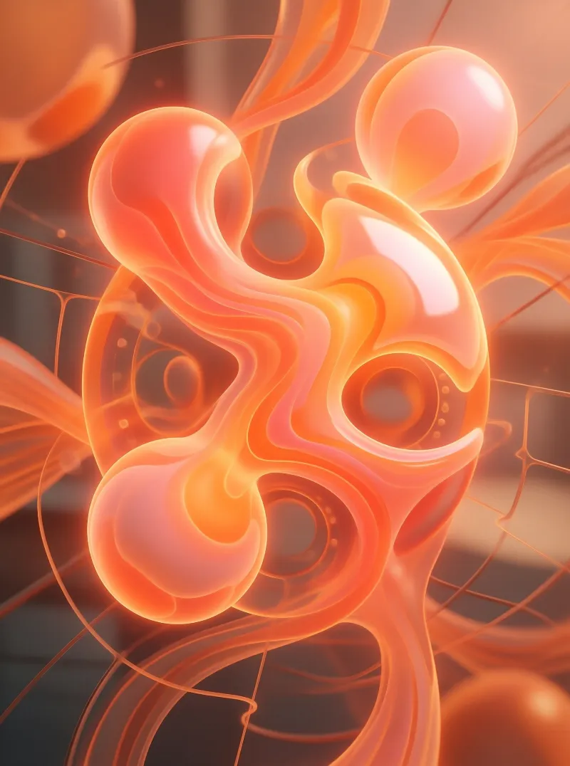Glowing Organic Abstract