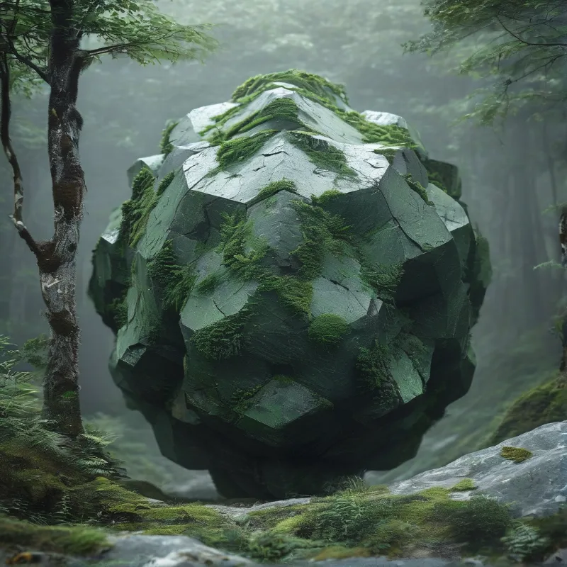 Mossy Rock Formation