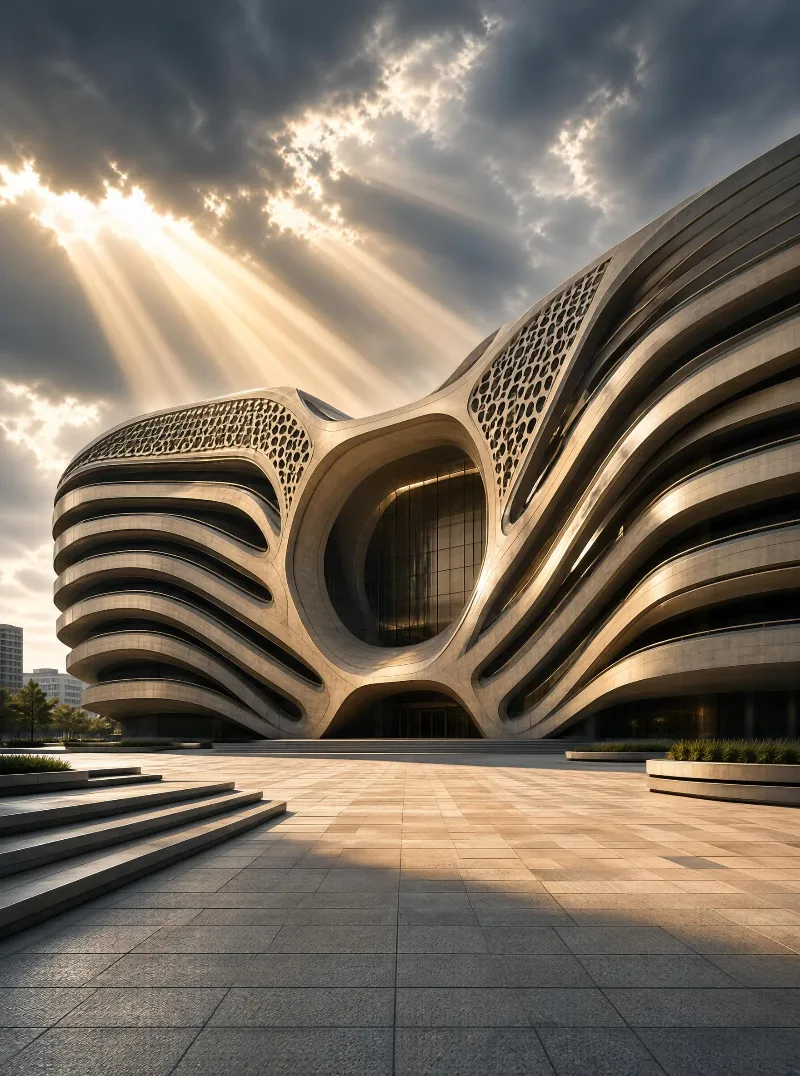 Futuristic Building Design