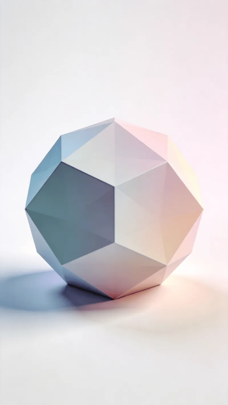 Pastel Dodecahedron