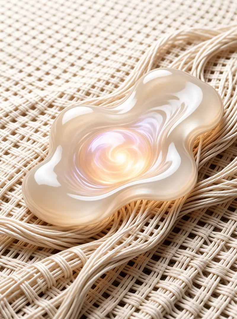 Iridescent Organic Shape