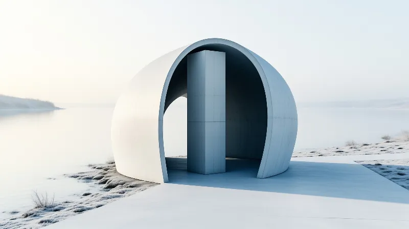 Minimalist Concrete Shell