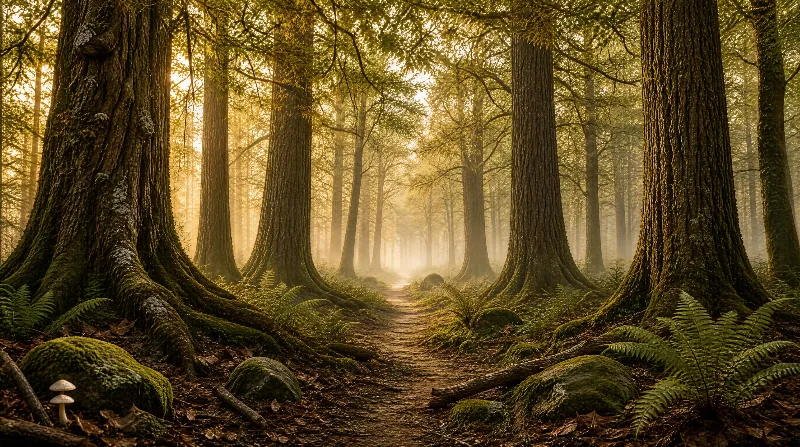 Forest Path at Dawn