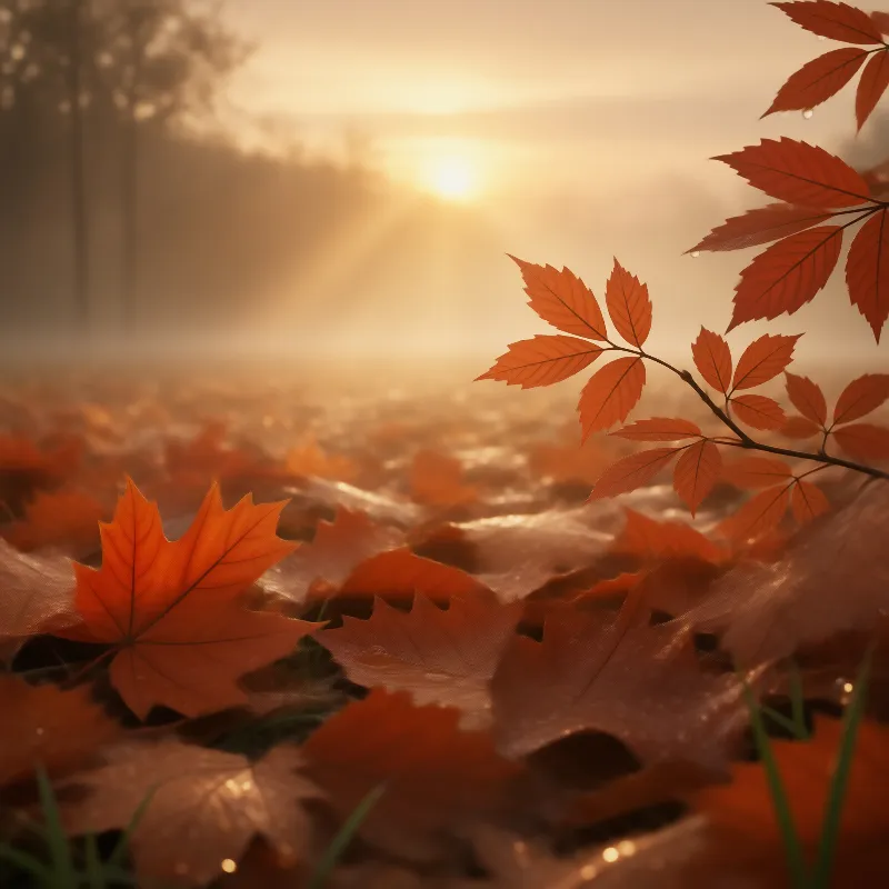 Misty Autumn Morning