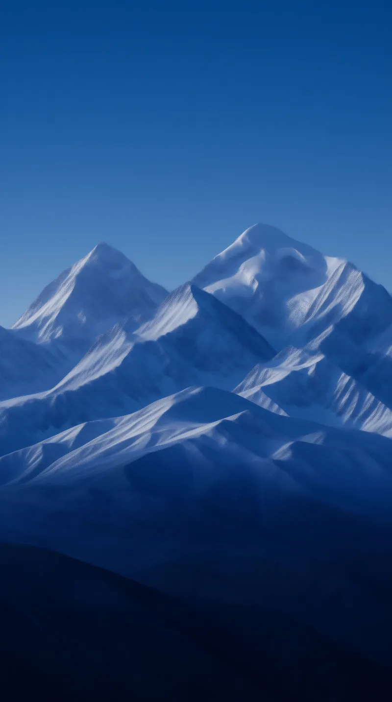 Snowy Mountain Peaks