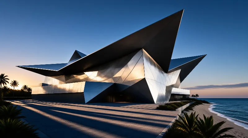 Futuristic Beach Building
