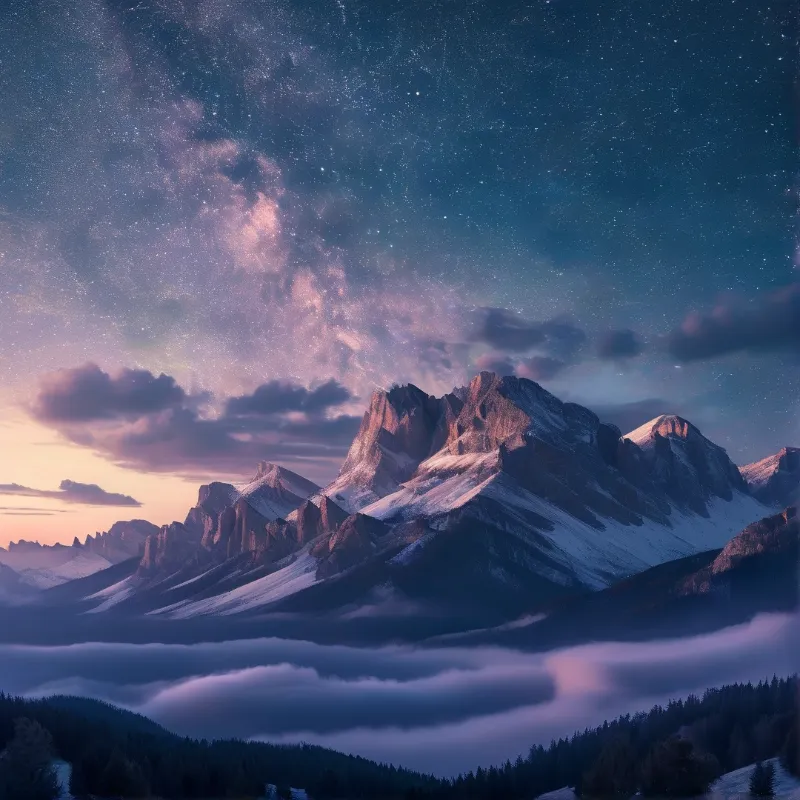 Starry Mountain Peaks