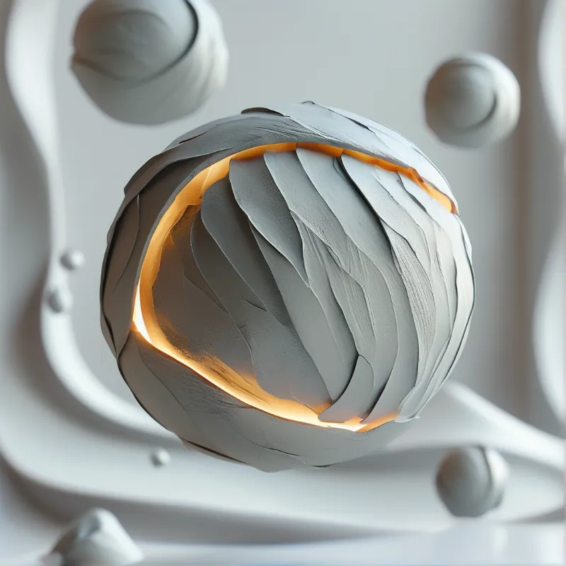 Glowing Layered Sphere