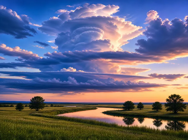 Serene River Landscape