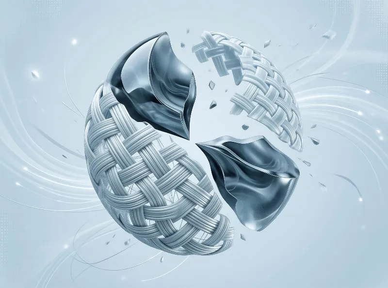 Shattered Woven Sphere