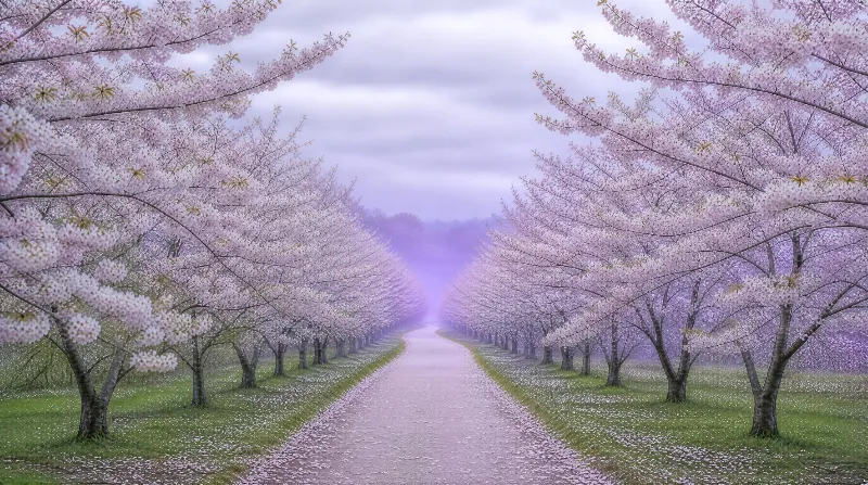 Cherry Blossom Path