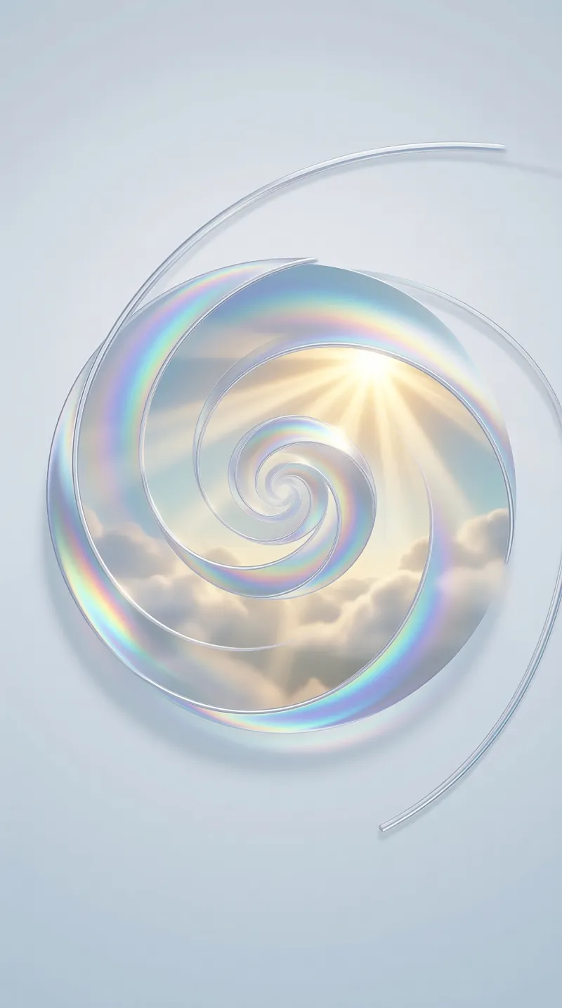 Iridescent Cloud Swirl
