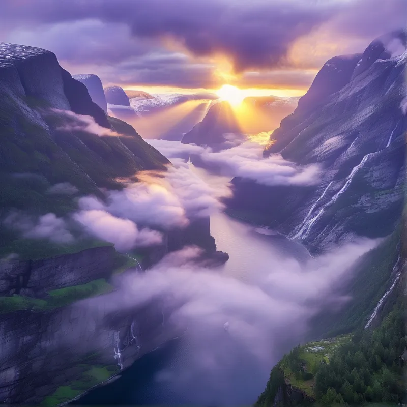 Serene Mountain View