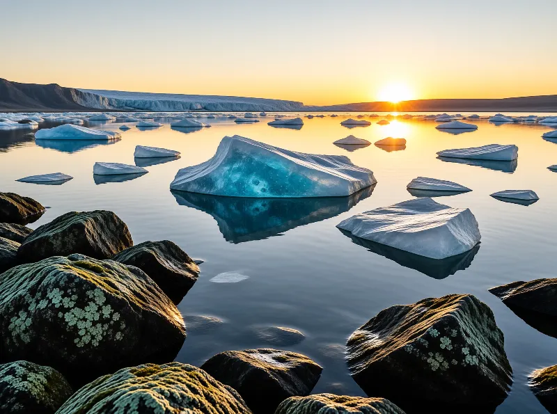 Iceberg Lagoon Landscape
