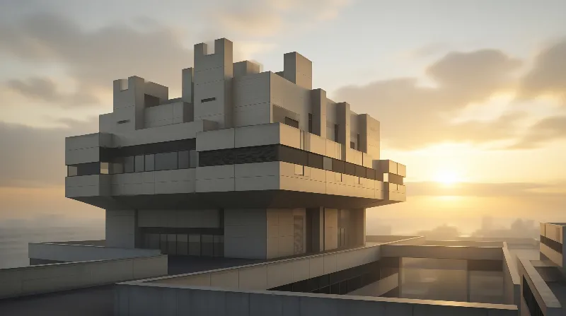 Stepped Architecture at Dusk
