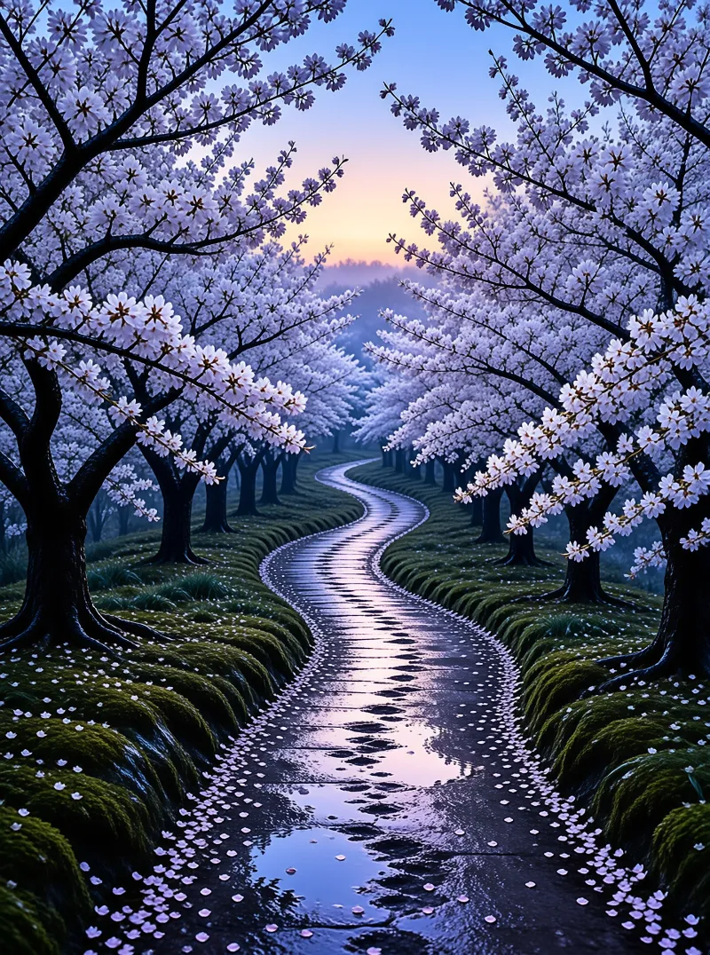 Cherry Blossom Pathway