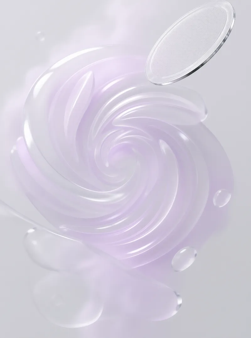 Translucent Cream Swirl