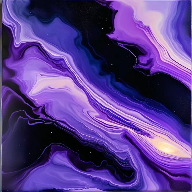 Cosmic Purple Swirls