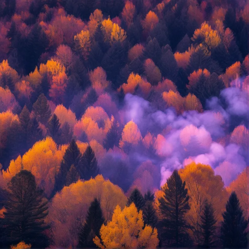 Autumn Forest Mist