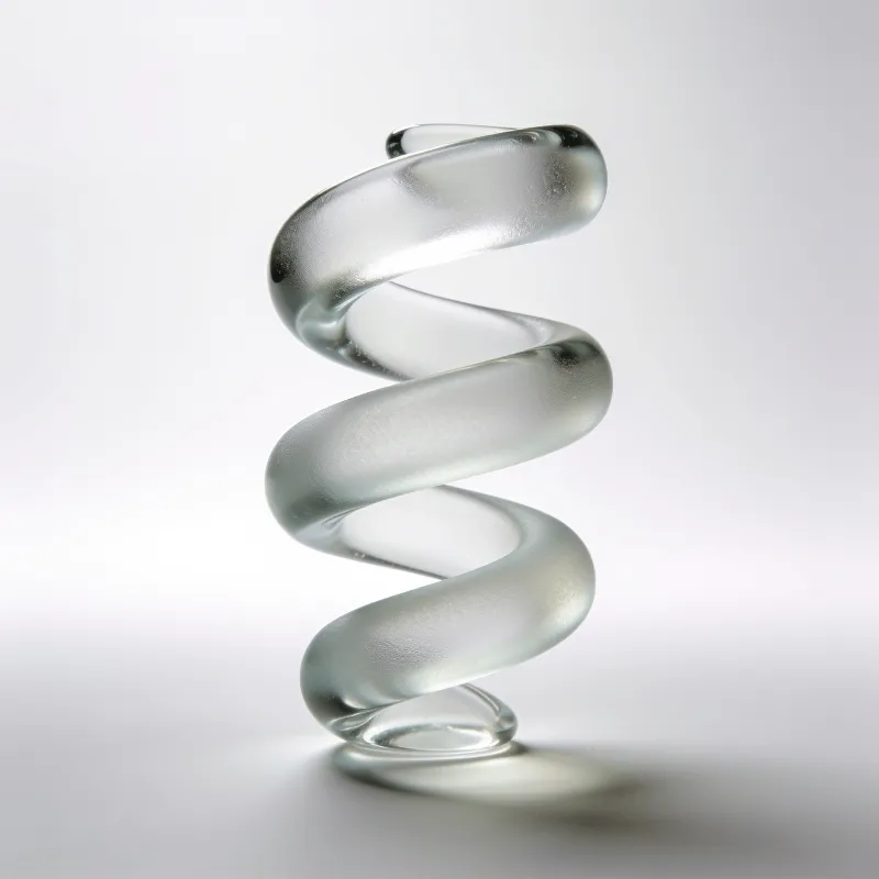 Frosted Glass Spiral