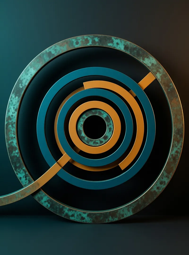 Abstract Concentric Rings