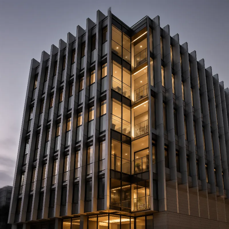 Twilight Modern Architecture