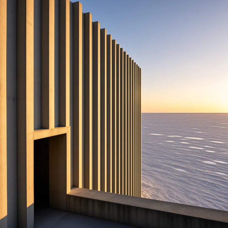 Sunset at Concrete Shelter