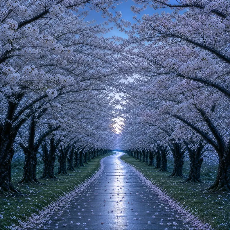 Cherry Blossom Tunnel