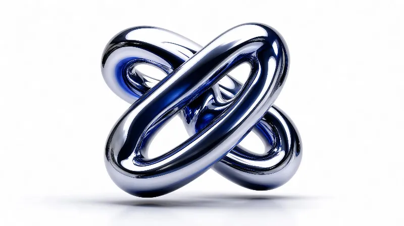 Metallic Abstract Knot