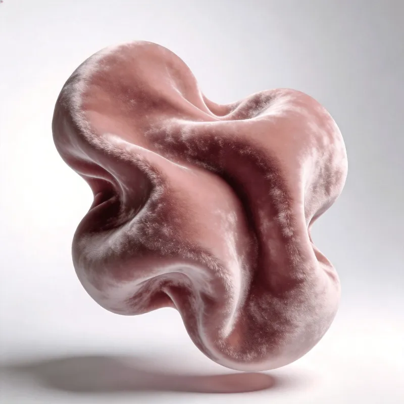 Surreal, Velvet Fluid Blob