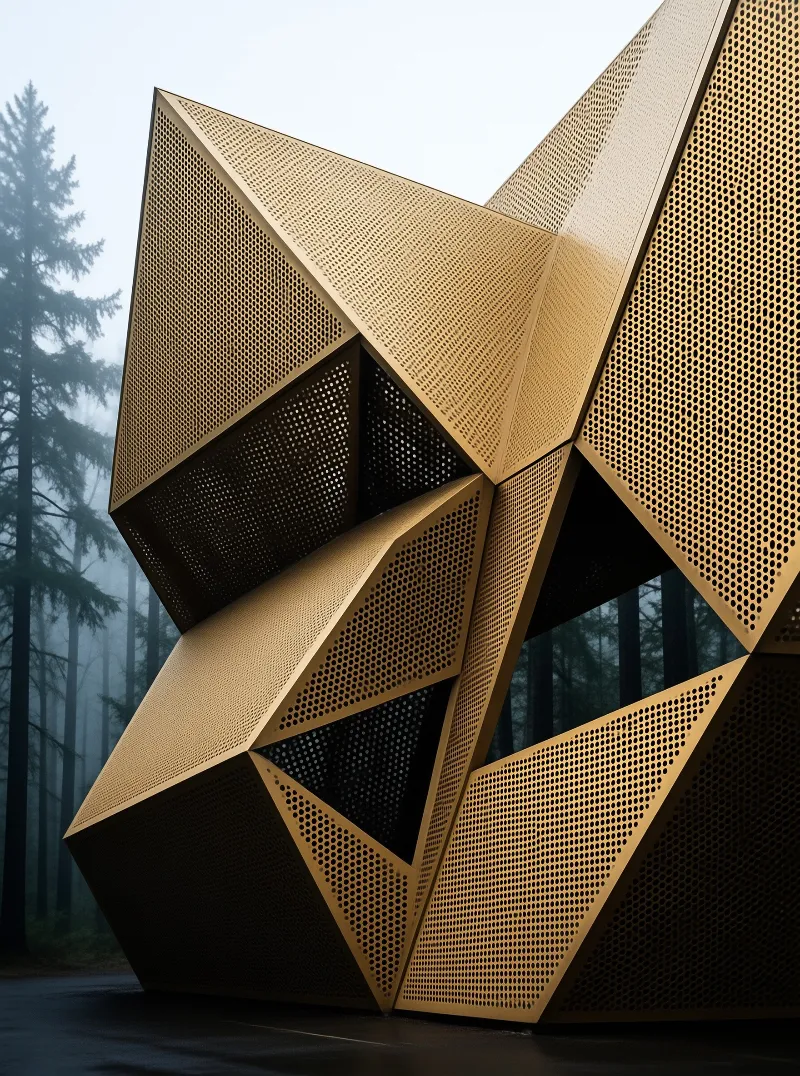 Geometric Forest Pavilion