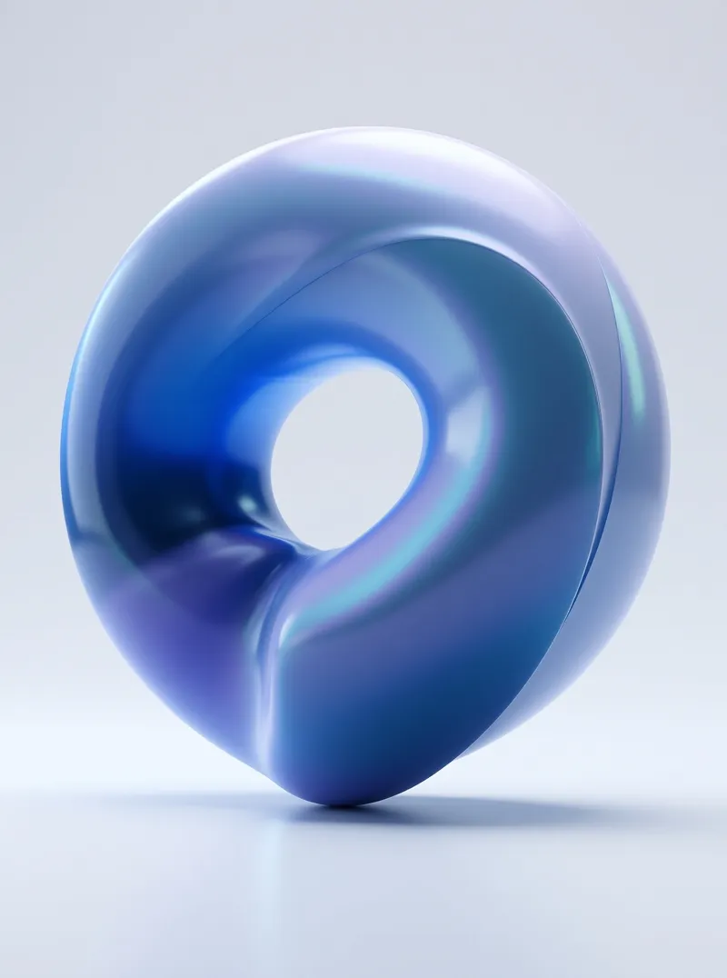 Abstract Blue Torus