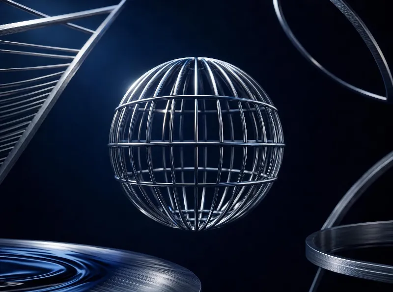 Metallic Sphere Cage