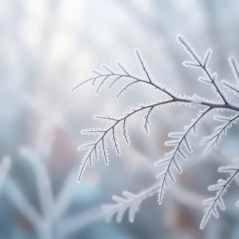Frosty Winter Branch
